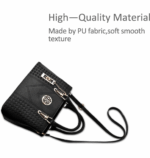 Captain-K Leather Large Capacity Luxury Fashion Handbag - Image 5