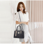 Captain-K Leather Large Capacity Luxury Fashion Handbag - Image 7