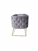 Modern Velvet Wooden Baby Crib Cot Rocker-Pink - Image 8