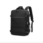Captain-K Quality Travel Backpack Large Capacity - Expandable- Black