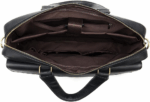 Captain-K PU Leather Waterproof Laptop Bag-Khaki - Image 10