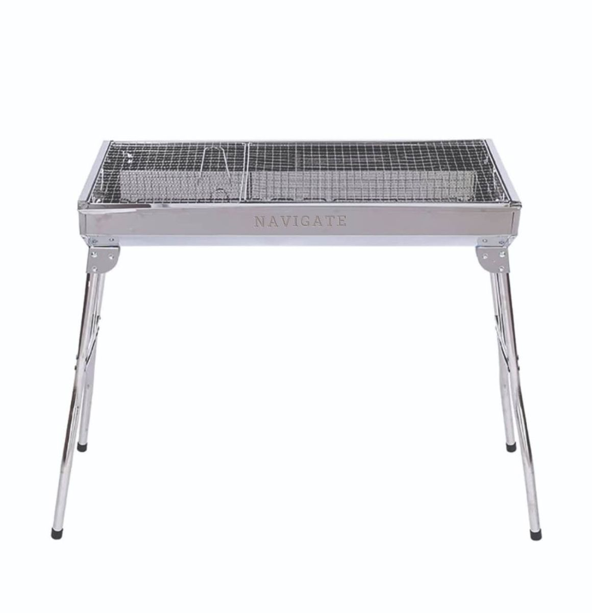e67099d6-8f4a-489e-93e5-a1cbb47c6b88 Navigate Bbq Grill Stainless Steel Outdoor Foldable Braai Stand - Large - Image 1
