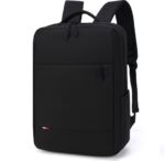 Captain-K High Quality All Purpose Waterproof Laptop Backpack Bag - Black - Image 6