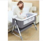 Multifunctional crib 6-level adjustable high-quality baby cradle - Image 7
