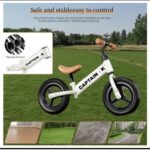 Captain-K Toddler Balance Bicycle for Kids Age 2 to 5 Years-WHITE - Image 5