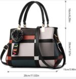 Captain-K PU Leather Crossbody Large Capacity Luxury Handbags - Image 2