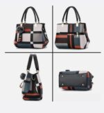 Captain-K PU Leather Crossbody Large Capacity Luxury Handbags - Image 6