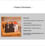 Captain - K Elegant Women's Luxury Tote Bag - White Handle - Image 6