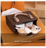 Captain - K Elegant Women's Luxury Tote Bag - White Handle - Image 2