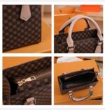 Captain - K Elegant Women's Luxury Tote Bag - White Handle - Image 4