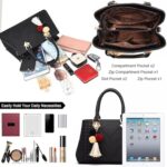 Leather Luxury Handbags- Black - Image 6