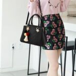 Leather Luxury Handbags- Black - Image 4