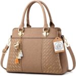 Leather Large Capacity Luxury Handbags-Brown