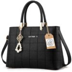 Leather Large Capacity Luxury Handbags-Black
