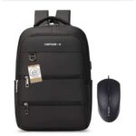 Captain - K - All Purpose Large Waterproof Laptop Backpack and Mouse