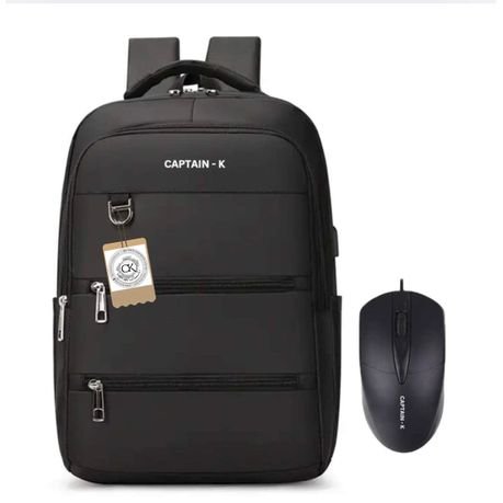 2026/04/2991441.jpg Captain - K - All Purpose Large Waterproof Laptop Backpack and Mouse - Image 1