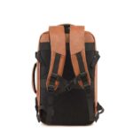Leather Waterproof Business- Travel-All purpose Laptop Backpack-Khaki - Image 7