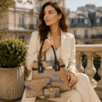 Luxury woven pattern Pu leather handbag- Light shade - Image 7